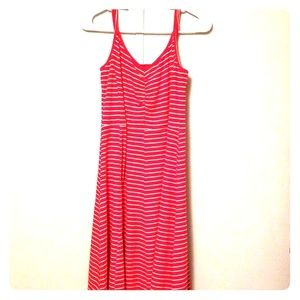 Red Stripped Summer Dress